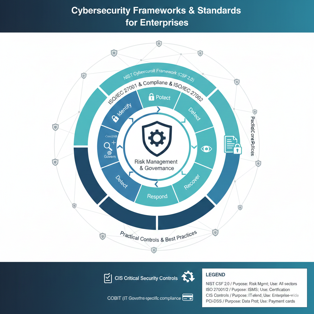 Cybersecurity Frameworks and Standards: A Comprehensive