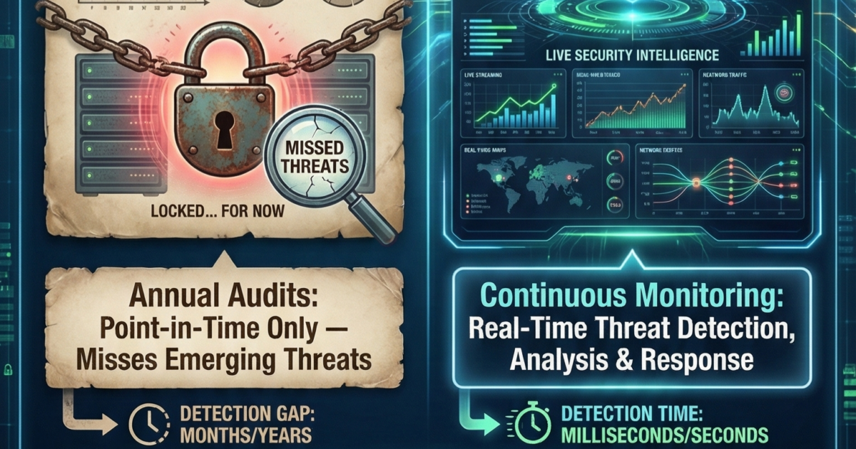 Why Continuous Cyber Monitoring Beats Annual Audits
